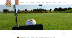 Desktop Screenshot of llanymynechgolfclub.co.uk